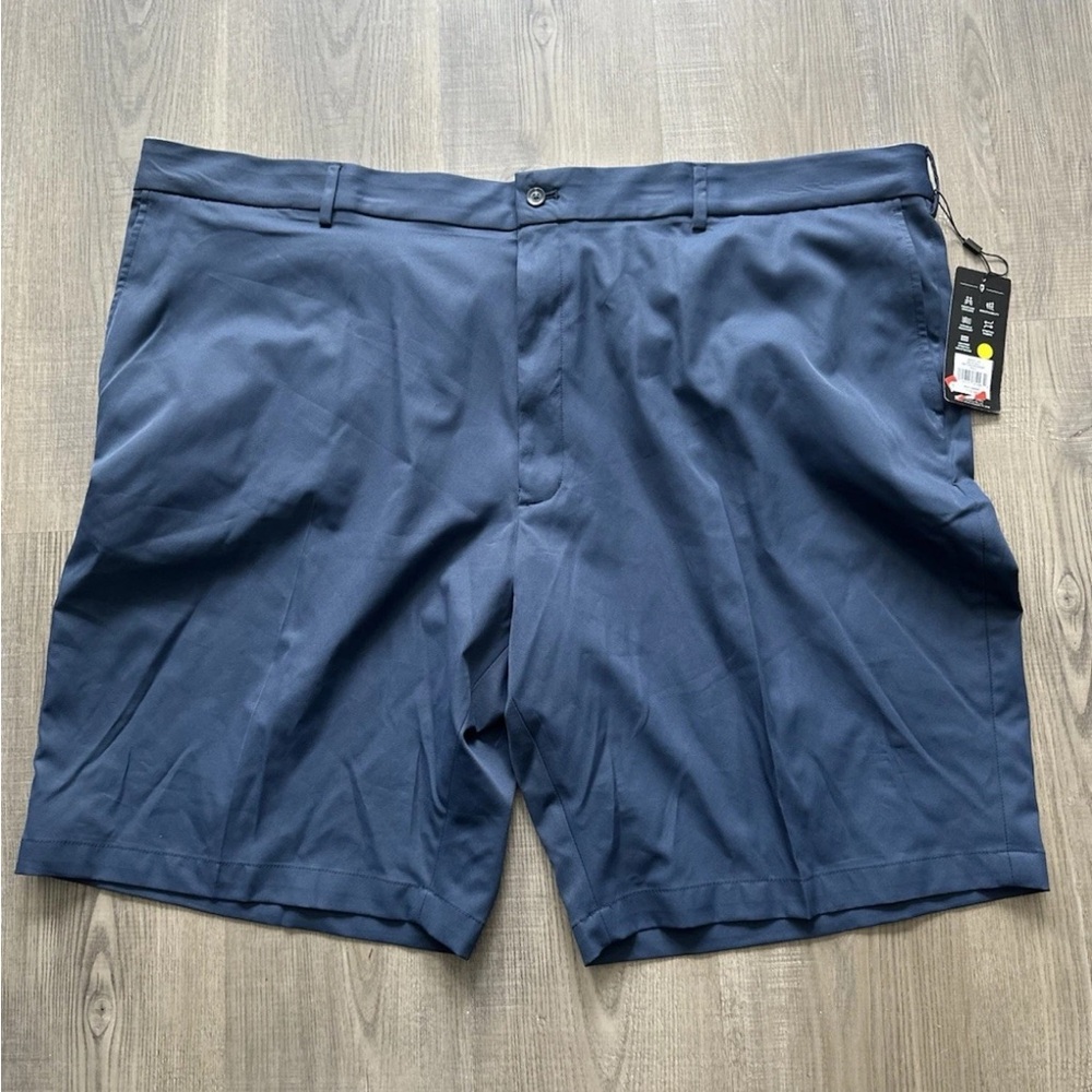 Walter Hagen Men's Dark Blue Flat Front Shorts